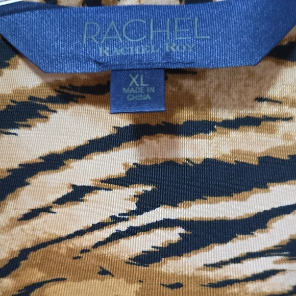 RACHEL Rachel Roy Zebra Print Maxi Dress - Picture 2 of 7